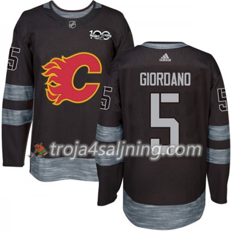 Calgary Flames tröja Mark Giordano 5 1917-2017 100th Anniversary Adidas Svart Authentic - NHL Tröjor Herr Calgary Flames tröja Mark Giordano 5 1917-2017 100th Anniversary Adidas Svart Authentic - NHL Tröjor Herr